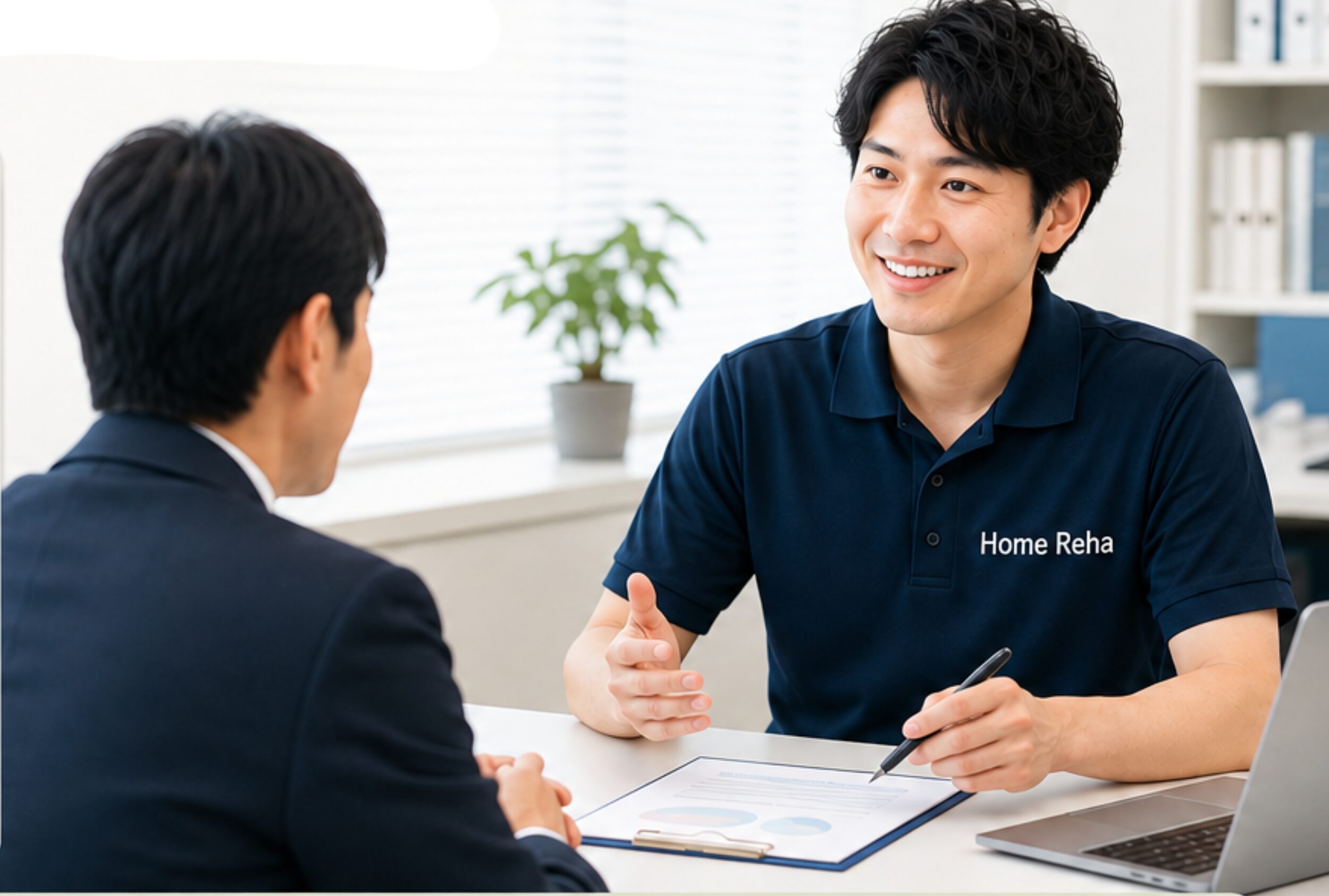 職場復帰・就労支援の相談の様子