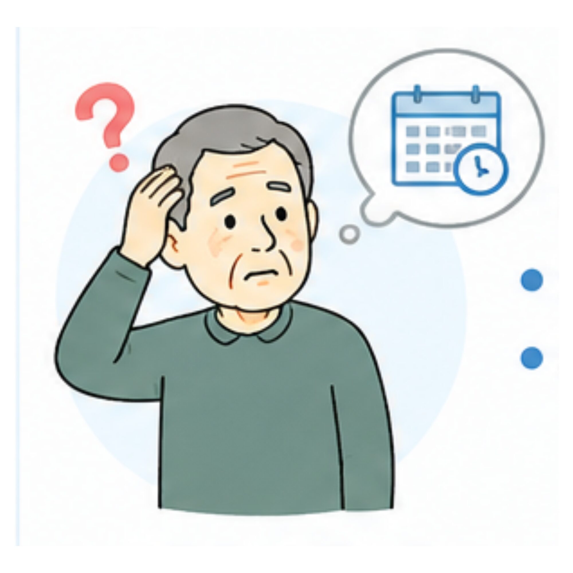 高次脳機能障害のイラスト